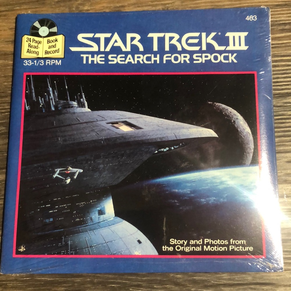 Vintage Star Trek Spock Record & Read along book…